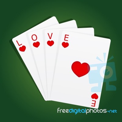 Love Cards Stock Image