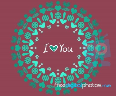 Love Circle Stock Image