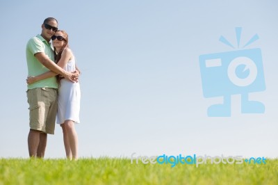 Love Couple Hug Stock Photo