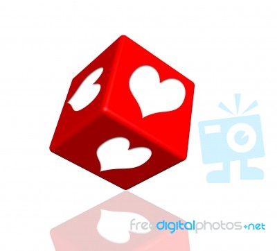 Love Dice Stock Image