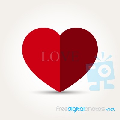  Love Heart Stock Image