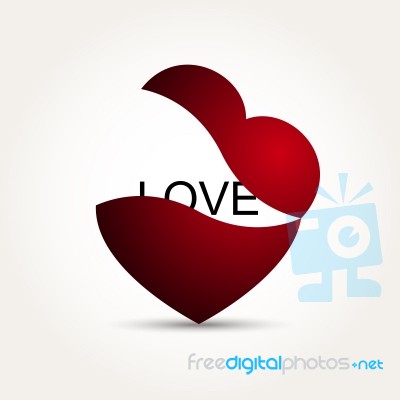  Love Heart Stock Image