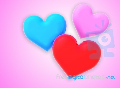 Love heart Stock Image