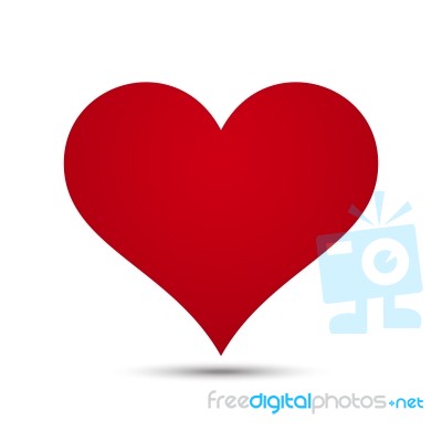  Love Heart Illustration Stock Image