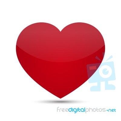  Love Heart Illustration Stock Image