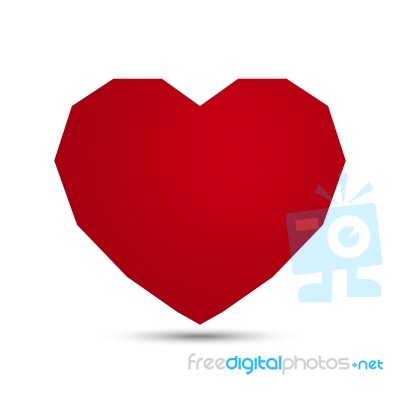  Love Heart Illustration Stock Image