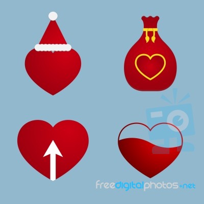 Love Icon Set Stock Image