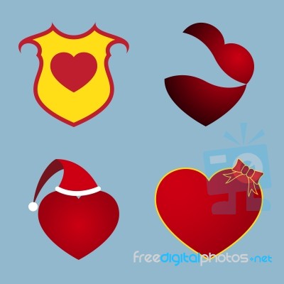 Love Icon Set Stock Image