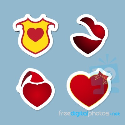 Love Icon Set Stock Image