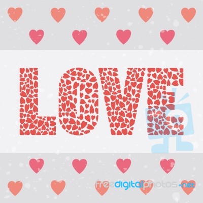 Love Letter Card1 Stock Image