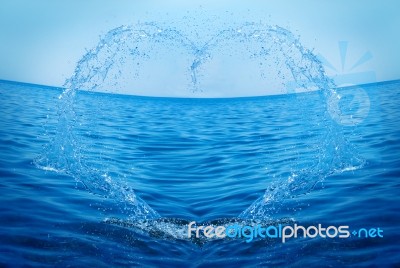 Love The Water Stock Image