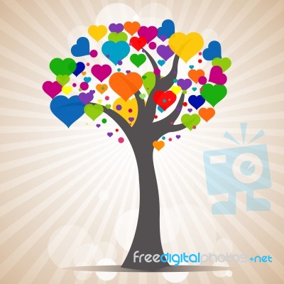 Love Tree Stock Image