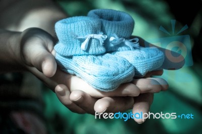 Lovely Light Socks Stock Photo