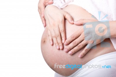 Lovely Pregnant Stock Photo