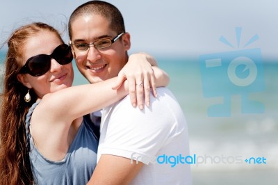 Loving Couple Together Stock Photo