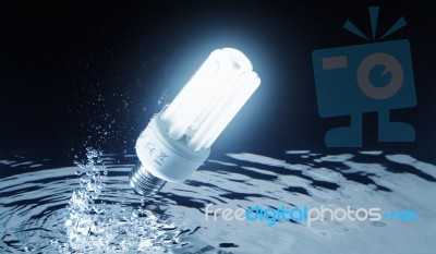 Low-energy Light Bulb Stock Image