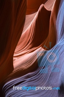 Lower Antelope Canyon Stock Photo