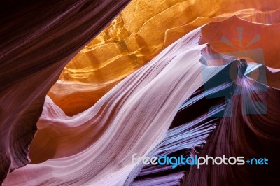 Lower Antelope Canyon Stock Photo