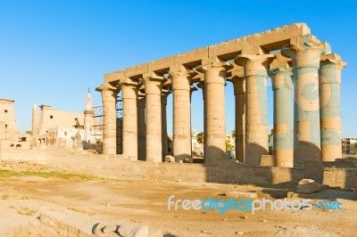 Luxor Temple Egypt Stock Photo