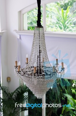 Luxury Chandelier Stock Photo