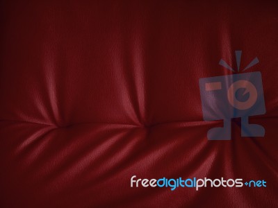 Luxury Classic Red Leather Stock Photo