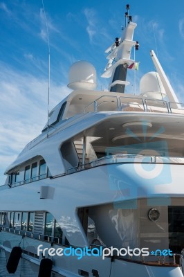 Luxury Yacht Stock Photo