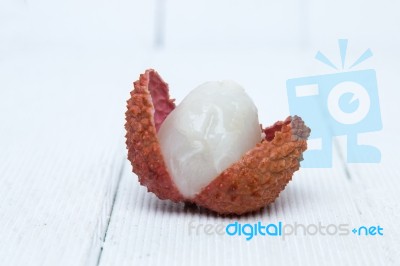 Lychee Fruit Stock Photo