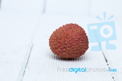 Lychee Fruit Stock Photo