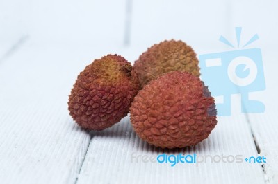 Lychee Fruit Stock Photo