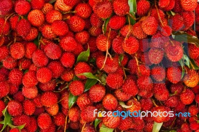 Lychee Fruits Stock Photo