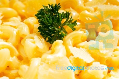 Mac And Cheese Stock Photo