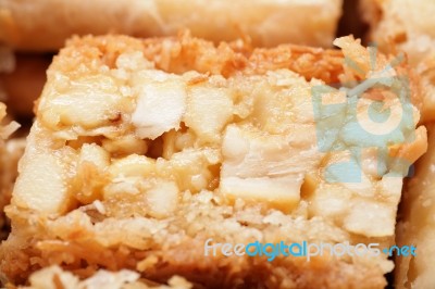 Macro Shot Of A Delicious Arabic Desert Baklava.  Is Made Of Fil… Stock Photo