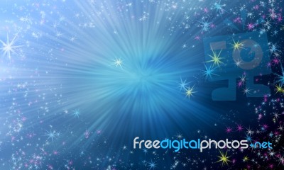 Magic Star Background Stock Image