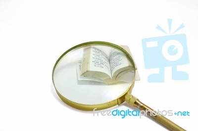 Magnifying Glass Stock Photo