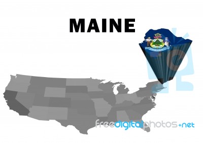 Maine Stock Image