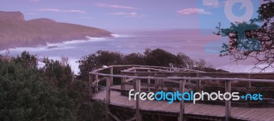 Maingon Bay At Dusk Stock Photo