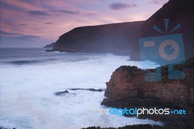 Maingon Bay At Dusk Stock Photo