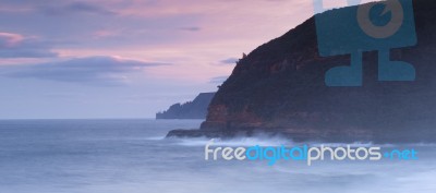 Maingon Bay At Dusk Stock Photo