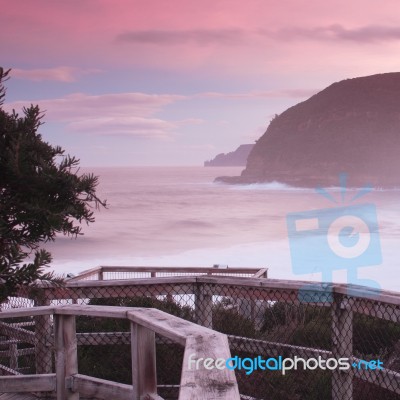 Maingon Bay At Dusk Stock Photo