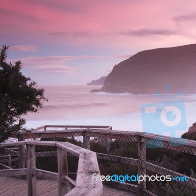 Maingon Bay At Dusk Stock Photo