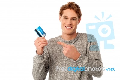 Make Use Of Credit Card. Easy Life Stock Photo