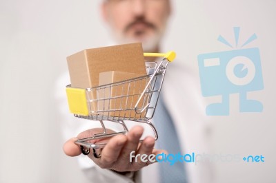 Make Your Purchases Online Stock Photo