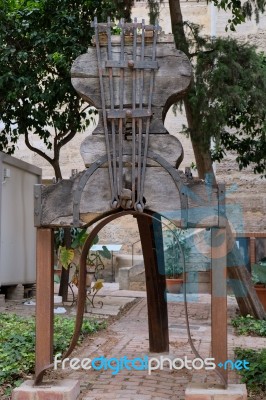 Malaga, Andalucia/spain - July 5 : Artwork In The Gardens Of The… Stock Photo