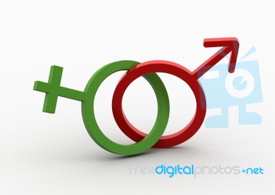 Male And Female Signs Stock Image