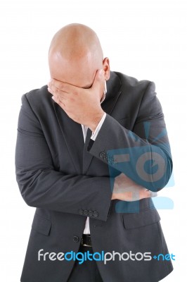 Male Depressed Stock Photo