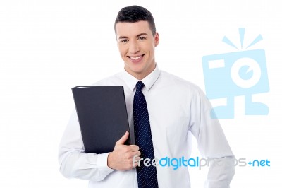 Male Executive Ready To Attend Meeting Stock Photo