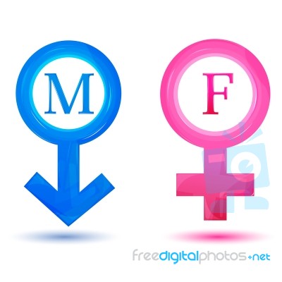 male female signs Stock Image