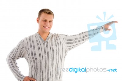 Male Looking At Camera Stock Photo