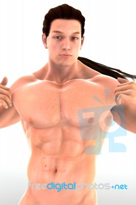 Male Model Stock Image