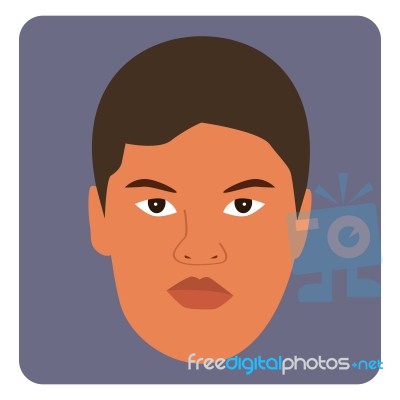 Man Face 3 Stock Image